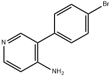 3-(4-BROMOPHENYL)PYRIDIN-4-AMINE, 1555609-17-0, 结构式