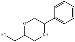(5-phenylmorpholin-2-yl)methanol Structure