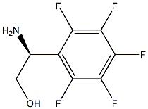 (S)-2-氨基-2-(全氟苯基)乙醇,155701-00-1,结构式