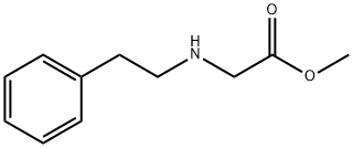 甲基 2-[(2-苯基乙基)氨基]醋酸盐 结构式