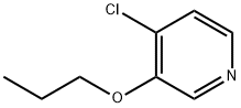 4-Chloro-3-(n-propoxy)pyridine,1563529-09-8,结构式