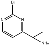 2-Bromo-4-(2-Aminopropan-2-yl)pyrimidine Struktur