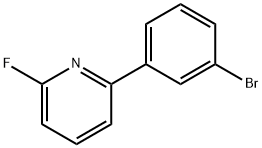 2-Fluoro-6-(3-bromophenyl)pyridine Structure