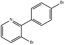 3-Bromo-2-(4-bromophenyl)pyridine 化学構造式