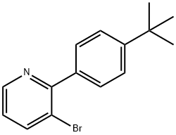 3-Bromo-2-(4-tert-butylphenyl)pyridine 结构式