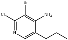 4-Amino-2-chloro-3-bromo-5-(n-propyl)pyridine|