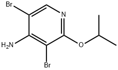 4-Amino-3,5-dibromo-2-(iso-propoxy)pyridine Struktur