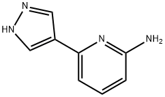 2-Amino-6-(pyrazol-4-yl)pyridine, 1563530-43-7, 结构式