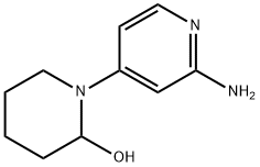 1-(2-AMINOPYRIDIN-4-YL)PIPERIDIN-2-OL|