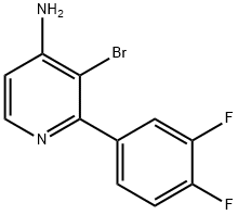 4-Amino-3-bromo-2-(3,4-difluorophenyl)pyridine|