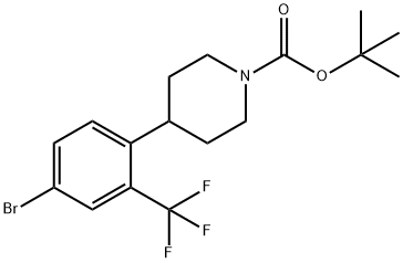 4-(N-Boc-Piperidin-4-yl)-3-trifluoromethyl-1-bromobenzene|