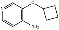 4-AMINO-3-(CYCLOBUTOXY)PYRIDINE 化学構造式