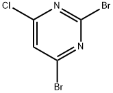 2,4-Dibromo-6-chloropyrimidine Struktur