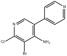 4-Amino-2-chloro-3-bromo-5,4'-bipyridine|