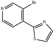 3-Bromo-4-(thiazol-2-yl)pyridine Struktur