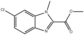 methyl 6-chloro-1-methyl-1H-1,3-benzodiazole-2-carboxylate Structure