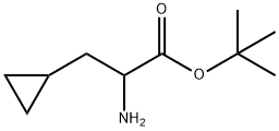 tert-Butyl 2-amino-3-cyclopropylpropanoate Structure