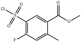 methyl 5-(chlorosulfonyl)-4-fluoro-2-methylbenzoate|methyl 5-(chlorosulfonyl)-4-fluoro-2-methylbenzoate