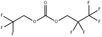 2,2,3,3,3-Pentafluoropropyl 2,2,2-trifluoroethyl carbonate 化学構造式