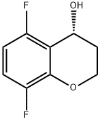 (4R)-5,8-difluoro-3,4-dihydro-2H-1-benzopyran-4-ol Structure