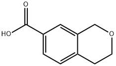 3,4-dihydro-1H-2-benzopyran-7-carboxylic acid Structure