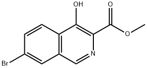 methyl 7-bromo-4-hydroxyisoquinoline-3-carboxylate|罗沙司它杂质