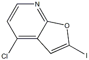 4-chloro-2-iodofuro[2,3-b]pyridine Structure