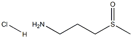 3-methanesulfinylpropan-1-amine hydrochloride Structure