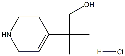 2-methyl-2-(1,2,3,6-tetrahydropyridin-4-yl)propan-1-ol hydrochloride Struktur