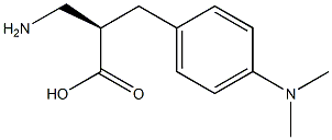 (R)-3-amino-2-(4-(dimethylamino)benzyl)propanoicacid Structure