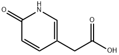 2-(6-氧亚基-1,6-二氢吡啶-3-基)乙酸, 158155-12-5, 结构式