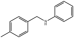 N-[(4-methylphenyl)methyl]aniline Structure