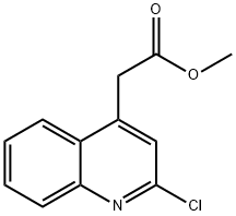 methyl 2-(2-chloroquinolin-4-yl)acetate Struktur