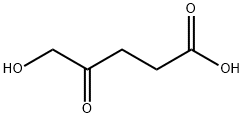 5-hydroxy-4-oxopentanoic acid 化学構造式