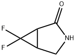 3-Azabicyclo[3.1.0]hexan-2-one, 6,6-difluoro- Structure