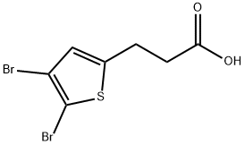 3-(4,5-dibromothiophen-2-yl)propanoic acid Structure