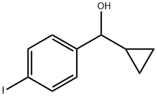 cyclopropyl(4-iodophenyl)methanol Structure