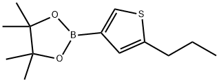2-(n-Propyl)thiophene-4-boronic acid pinacol ester Struktur