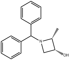 cis-1-(diphenylmethyl)-2-methylazetidin-3-ol Structure