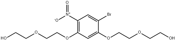 2,2'-((((4-bromo-6-nitro-1,3-phenylene)bis(oxy))bis(ethane-2,1-diyl))bis(oxy))bis(ethan-1-ol) Structure