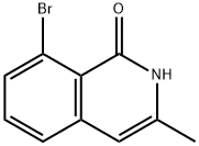 8-bromo-3-methyl-1,2-dihydroisoquinolin-1-one 化学構造式