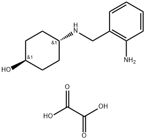 (1r,4r)-4-((2-aminobenzyl)amino)cyclohexanol 化学構造式