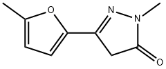 1-methyl-3-(5-methylfuran-2-yl)-4,5-dihydro-1H-pyrazol-5-one,1601718-79-9,结构式
