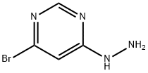 4-溴-6-肼基嘧啶 结构式