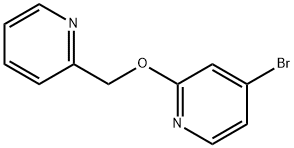 4-bromo-2-(pyridin-2-ylmethoxy)pyridine Structure