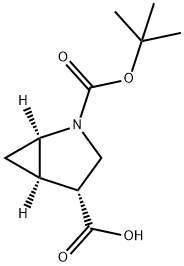 (1R,4R,5R)-2-(tert-butoxycarbonyl)-2-azabicyclo[3.1.0]hexane-4-carboxylic acid Structure