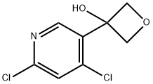 3-(4,6-Dichloro-3-pyridyl)oxetan-3-ol,1613239-16-9,结构式