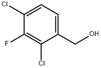 2,4-Dichloro-3-fluorobenzyl alcohol 结构式