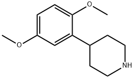 4-(2,5-dimethoxyphenyl)piperidine Struktur