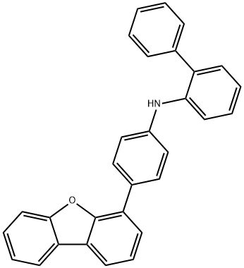 N-[4-(4-dibenzofuranyl)phenyl]-2-aminobiphenyl Structure